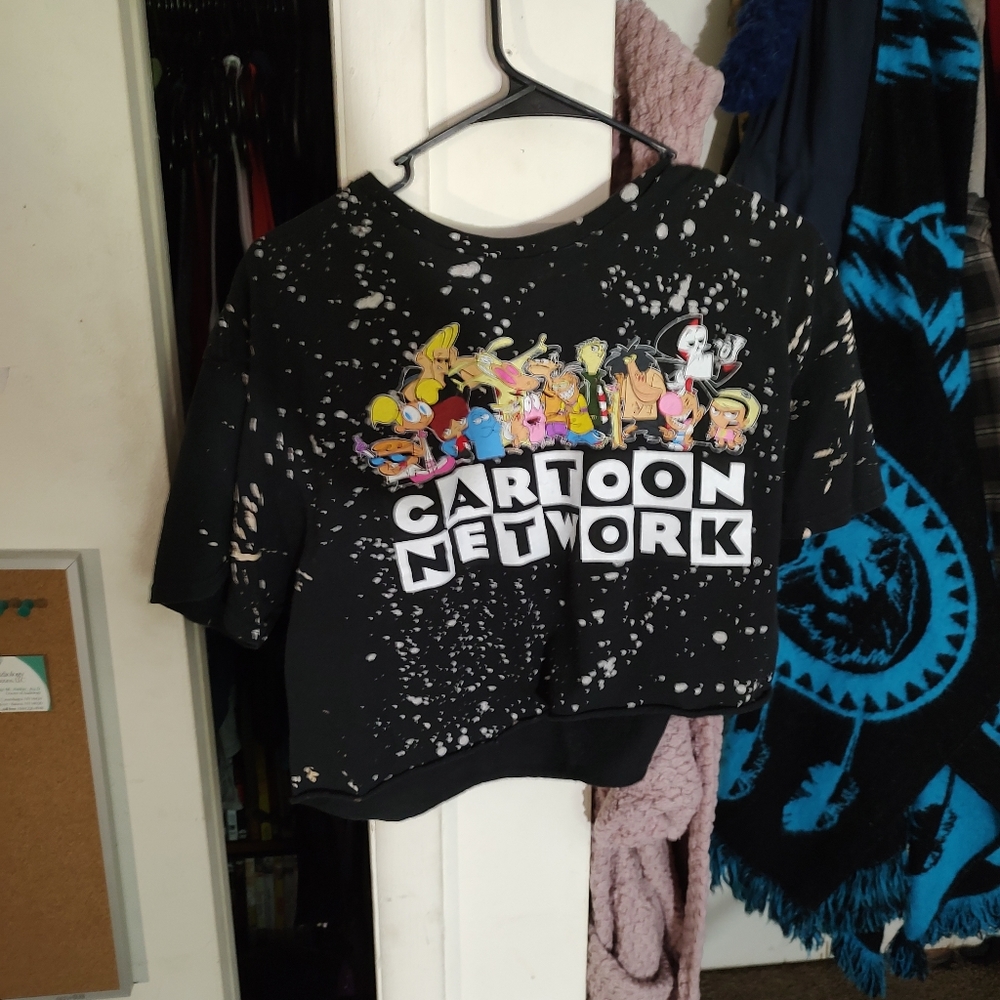 Cartoon network crop t shirt